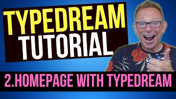 Typedream Home Page: How to change the text, photos, icons and add the menu to your homepage