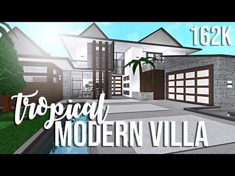 Bloxburg Tropical Modern Villa 162k Giveaway Youtube - roblox bloxburg houses modern villa