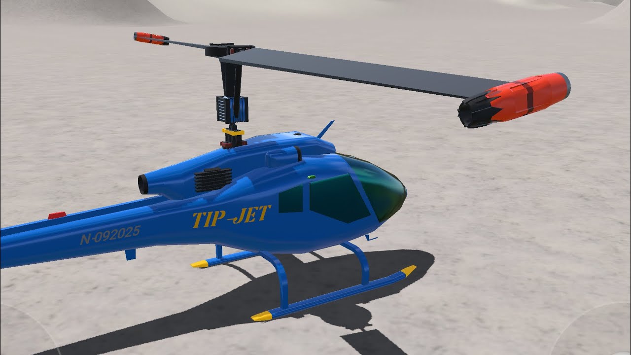Tip-Jet helicopter experiment 