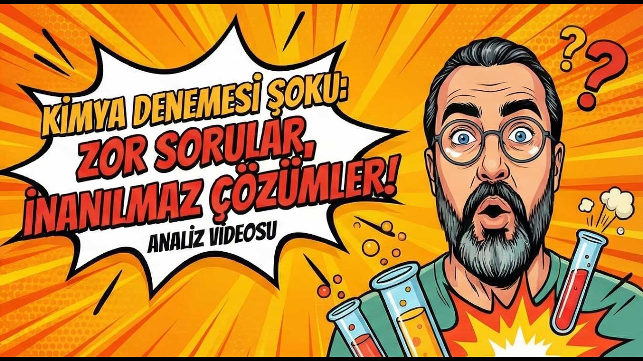 TYT ZOR Kimya Denemesi | İndir, Çöz, İzle !