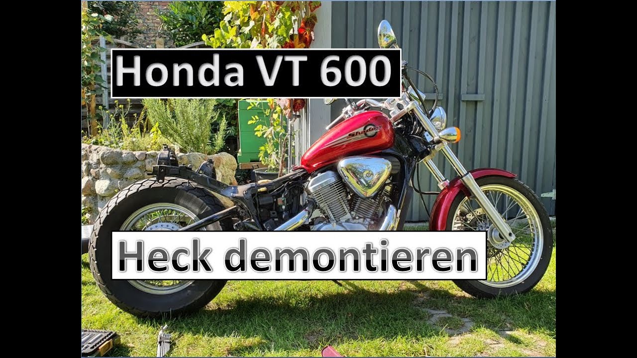 Bobberumbau | Heck demontage | Honda VT600 Shadow