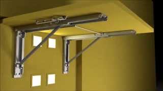 Here is a quick vid of our Fold Down Pro Brackets (Wall Mountable Folding Brackets) These revolutionary new wall mounted folding 