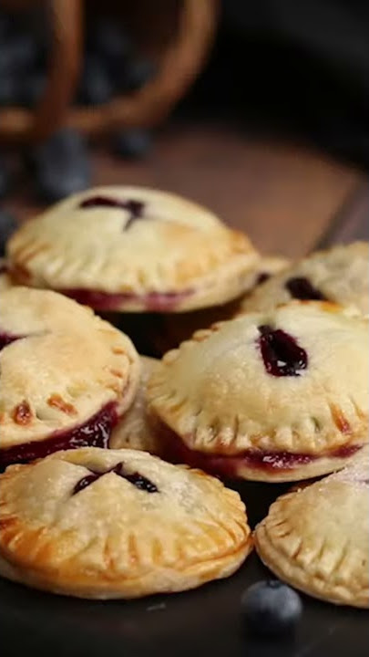How To Make Blueberry Hand Pies  in 60 Seconds