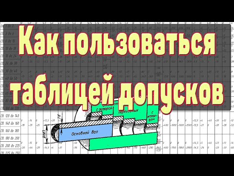 Таблица допусков и посадок. Как пользоваться таблицей допусков?