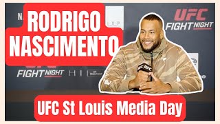 Rodrigo Nascimento Talks UFC St Louis Main Event vs Fan Favorite Derrick Lewis, Climbing Up Rankings