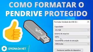 Como formatar um pendrive protegido contra gravação? - TUTORIAL