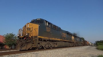 CSX ES44AH 3070 Leads Manifest X582-21 on 7/22/22