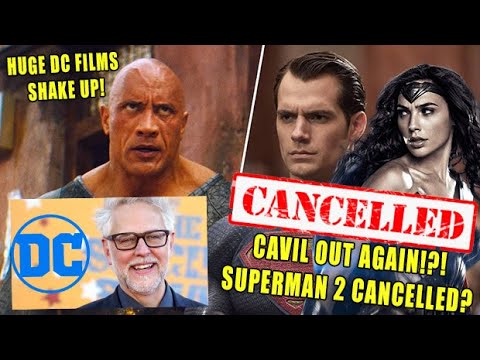 HUGE DC SHAKE UP! Cavill Superman Out AGAIN?! Wonder Woman 3 CANCELLED?! AQUAMAN OUT? – ANGRY RANT