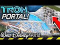 TRON Coaster GRID PORTAL Installed at Walt Disney World! - Disney Vlog