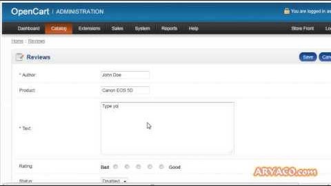 How to manage product reviews and ratings in OpenCart