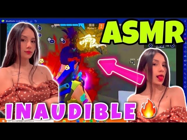 ASMR INAUDIBLE 🤭💋JUGANDO FREEFIRE EN LAPTOP