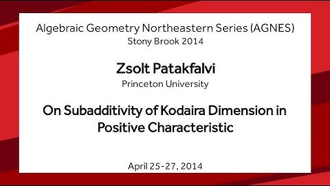 On Subadditivity of Kodaira Dimension in Positive Characteristic - Zsolt Patakfalvi