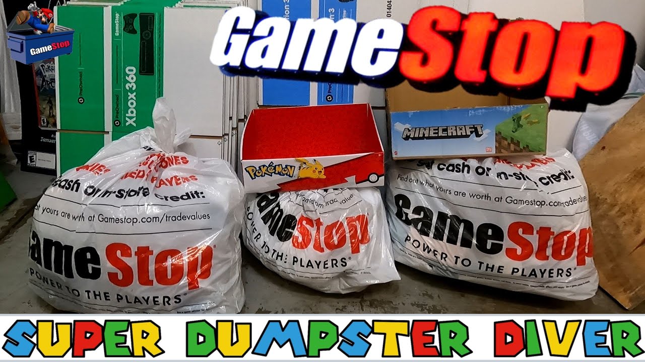 GameStop Dumpster Diving! 