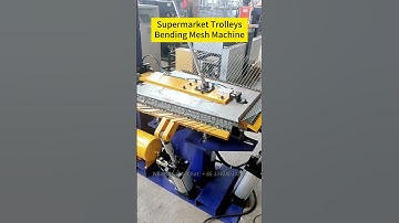 Supermarket Trolleys Bending Mesh Machine ,shopping carts bending machine ,production line