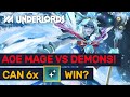 6 Mage AOE Vs ★★★ Demons! Burst DMG Builds | Dota Underlords
