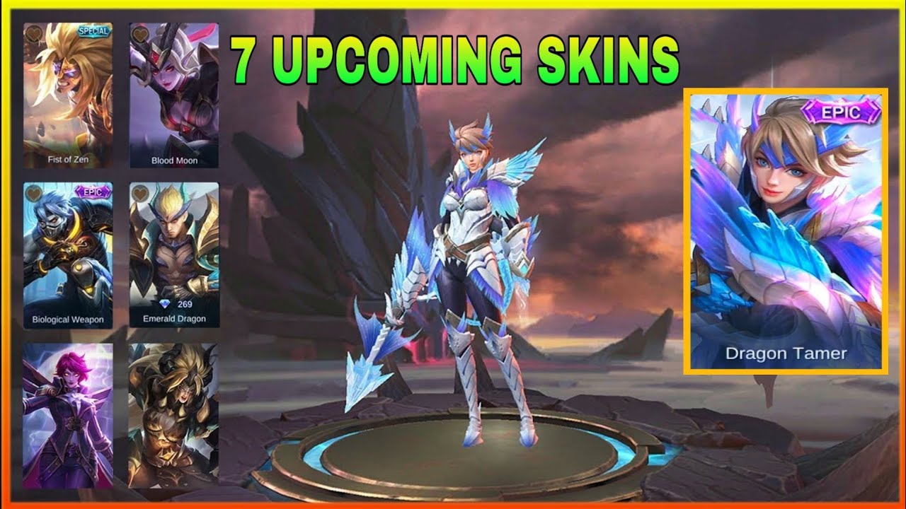 Upcoming Skins Mobile Legends - 7 Upcoming Skins - YouTube
