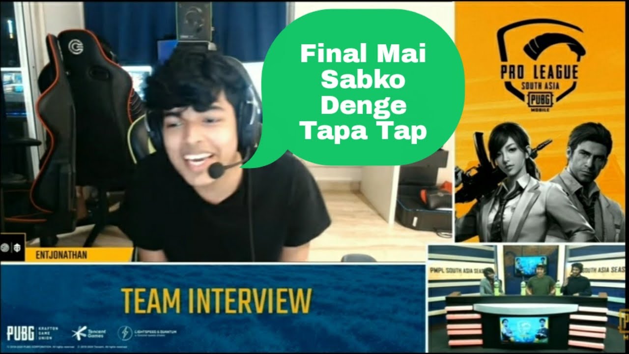 Jonathan Interview After Becoming Top Fragger In PMPL