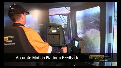Immersive Technologies Training Simulator for the Caterpillar D11T Track Dozer