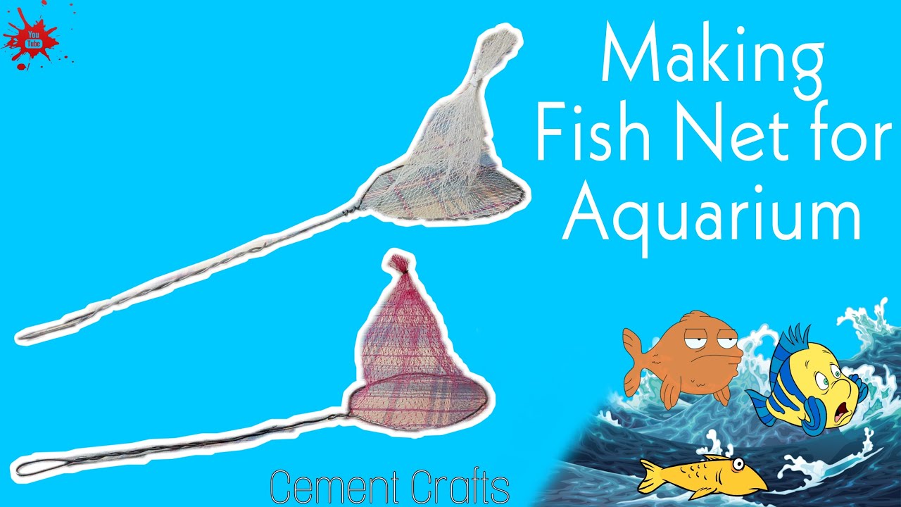 Making Fish Net for Aquarium (Catching footage included)