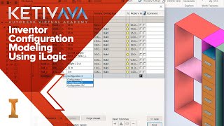 Inventor Configuration Modeling Using iLogic | Autodesk Virtual Academy