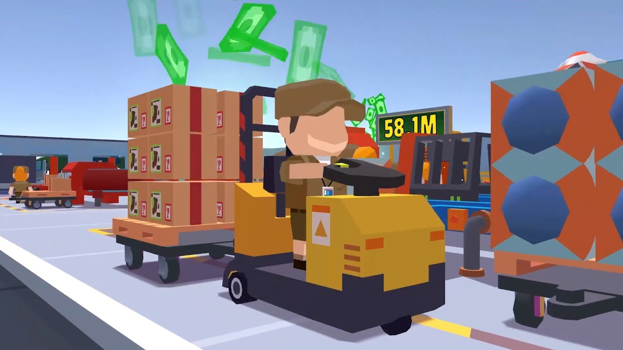 Idle Courier Tycoon - Max Level