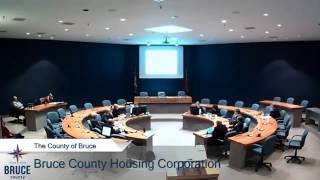 Bruce County Live Stream - Nov 3, 2016 - Bruce County Housing Corporation