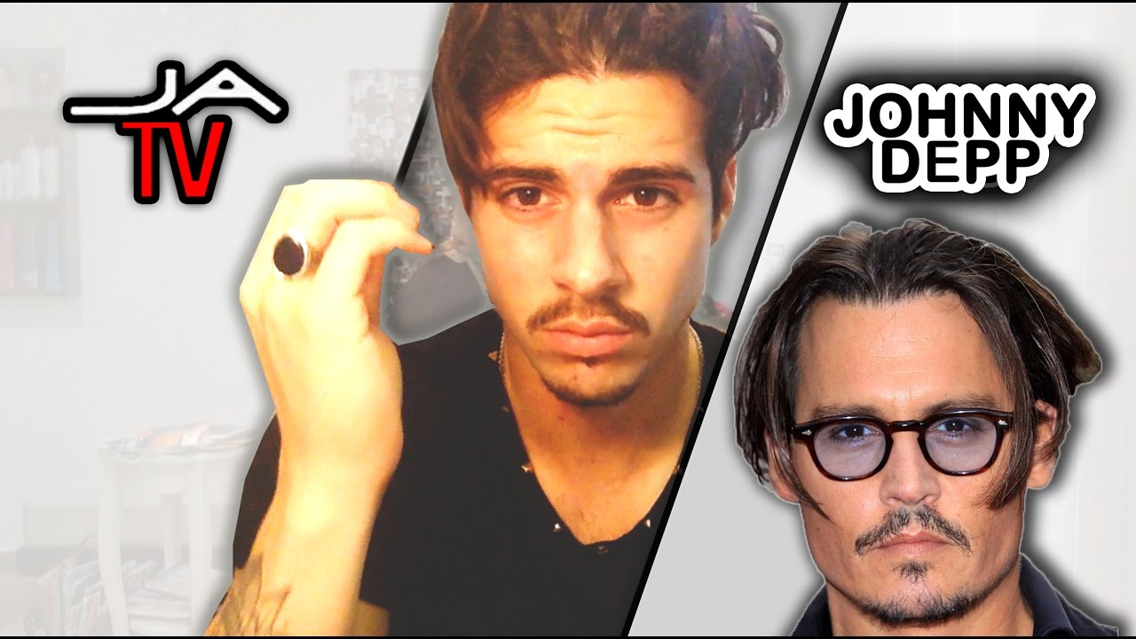 JOHNNY DEPP STYLE Barba de Johnny Depp Men's hairstyle 