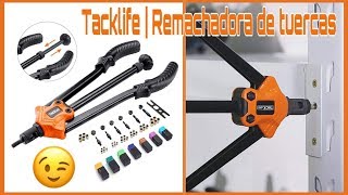 CÓMO UTILIZAR UNA REMACHADORA DE TUERCAS (TACKLIFE) 