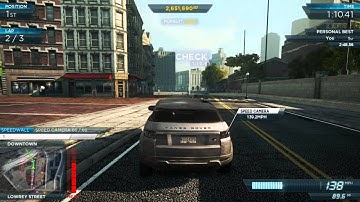 NFS Most Wanted 2012: "Stock Market Crash" Circuit Race 2:06.48 - Land Rover Evoque Fully Modded Pro
