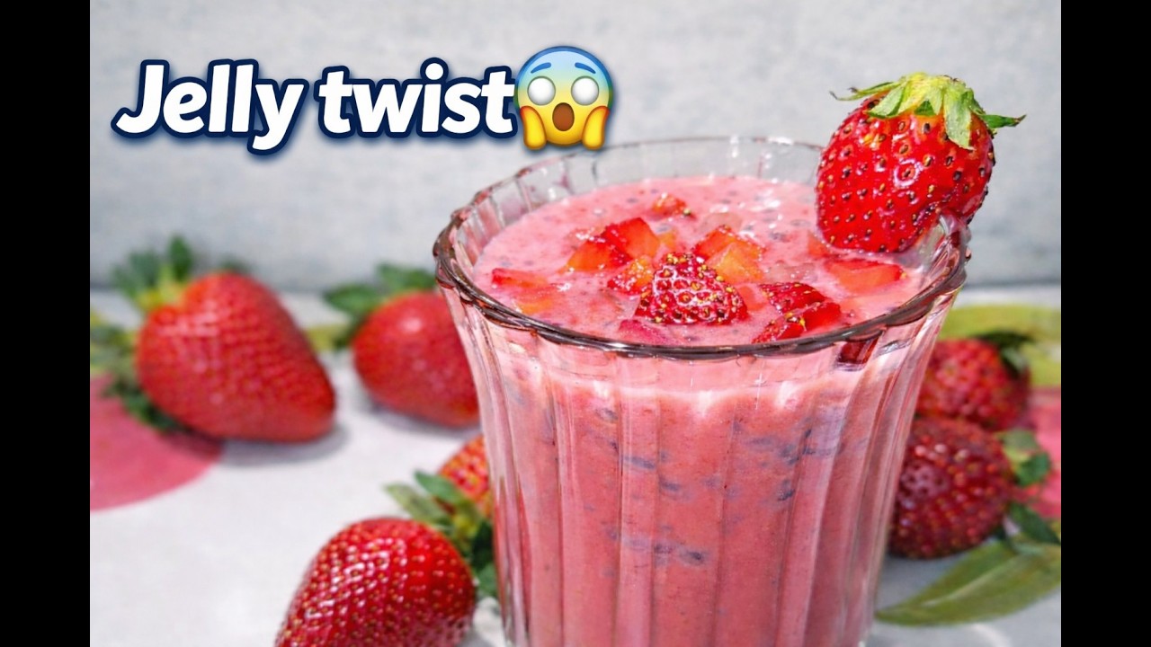 Strawberry Milkshake Me Jelly Twist 😱 | Aisa Kabhi Nahi Piya! | No gelatin