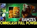 RAMZES [Juggernaut] Omnislash Full Power Insane Attack Speed 7.22 Dota 2