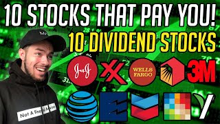 10 Passive Income Stocks! - Dividend Stocks - Best Stocks To Buy Now!