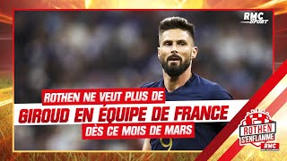 Equipe de France : Rothen ne comprendrait pas que Deschamps continue de faire confiance à Giroud