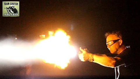 Night Shooting the Rock Island Armory 22 TCM 1911 Pistol.