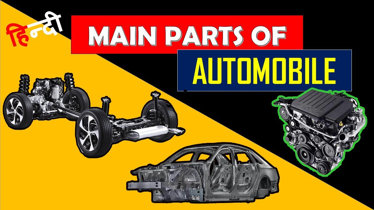 Components Of An Automobile In Hindi Basic Parts Of An Automobile