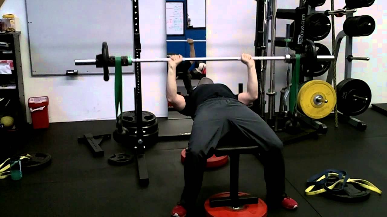 Crazy Bell Bench Press Superset Band Assisted Pull Ups Youtube