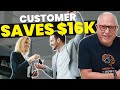 Customer SCHOOLS The Dealer &amp; Saves $16,000 | You Can Do it Too in 2022