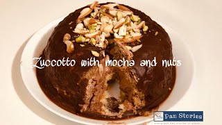 Mocha and nuts#super tasty cake pudding ...