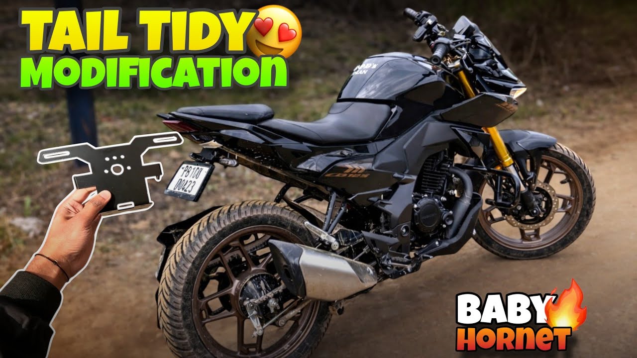 Honda CB125 Hornet Tail Tidy Modification🔥| Full Installation & Killer Look!