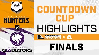 Chengdu Hunters VS Los Angeles Gladiators - Overwatch League 2021 Highlights | Countdown Cup Finals