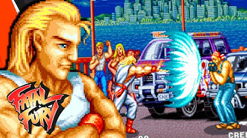 Fatal Fury: King of Fighters • Andy Bogard Gameplay【Arcade - 1991】4K 60fps ✓