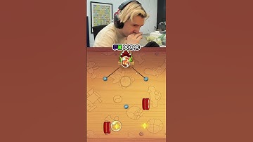 WHAT WAS HE EVEN THINKING ABOUT #CutTheRope #xQc #funny #stupid #dumb #funnyclips #gaming