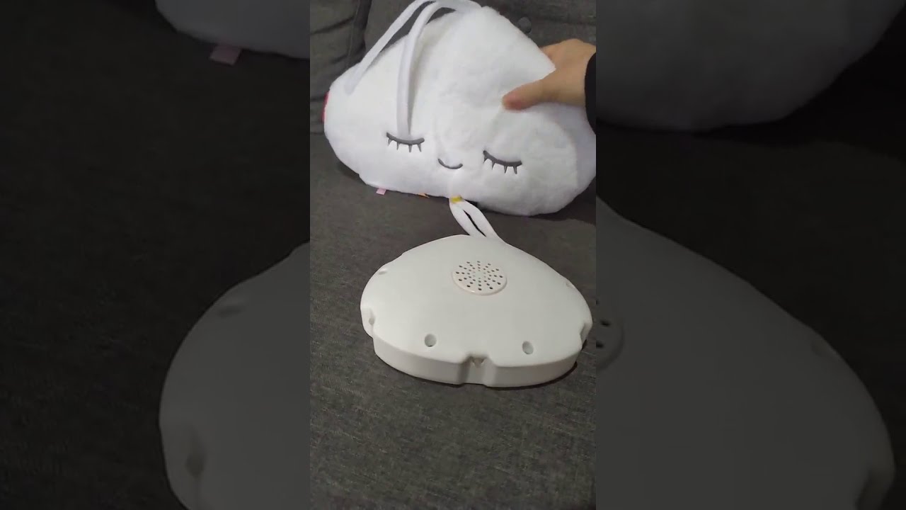 Fisher Price Mon Nuage Dodo, veilleuse peluche pour bébé avec attache pour berceau, Un nuage