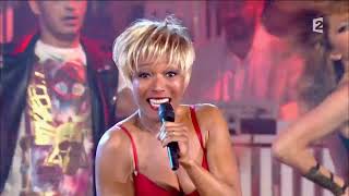 Video voorbeeld van "🎵🎵🎵KNOCK ON WOOD di Amii Stewart [TV SHOW Les Annees Bonheur 2014 ] ‎(🎧🎧 Disco,Synth-rock[)🎵🎵🎵"