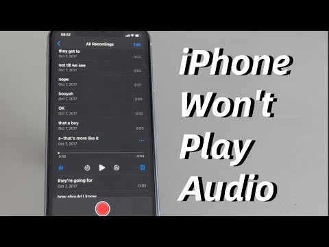 My iPhone Won't Play Audio How to Fix the No Audio Issues Get Sound Back