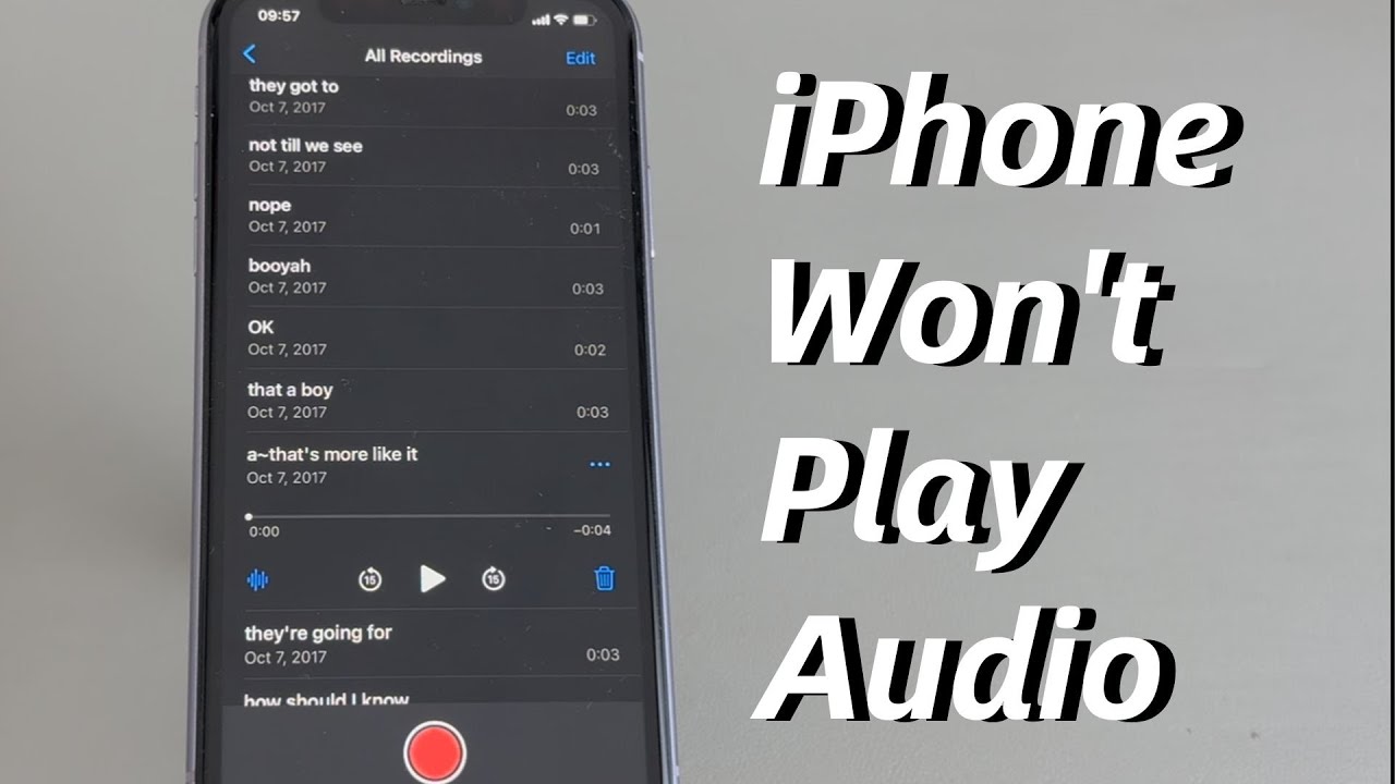 My iPhone Won't Play Audio. How to Fix the No Audio Issues & Get Sound Back?
