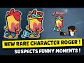 NEW RARE CHARACTER ROGER THE HUNTER UNLOCKED ! SUSPECTS MYSTERY MANSION FUNNY MOMENTS #43