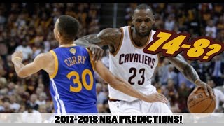 10 SHOCKING NBA Season Predictions FOR 2017-2018