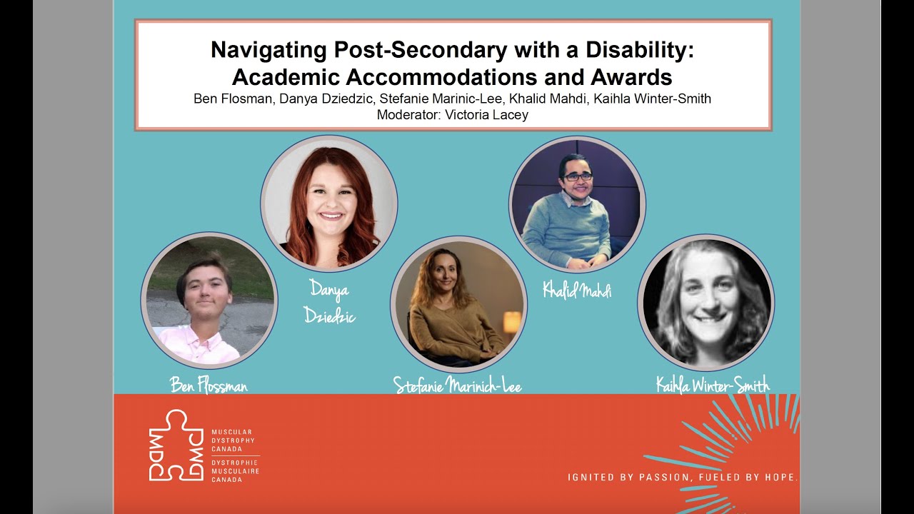 Conférence sur la transition vers les soins aux adultes: Les études postsecondaires avec un handicap