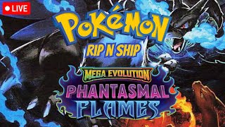 LIVE Pokemon RIP N SHIP! PHANTASMAL FLAMES RELEASE NIGHT!